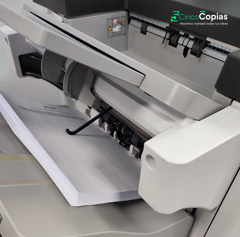 ENVIAR ARCHIVOS A IMPRIMIR CINCO COPIAS